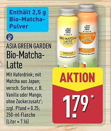 ASIA GREEN GARDEN Bio-Matcha-Latte