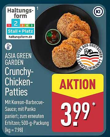 ASIA GREEN GARDEN Crunchy-Chicken-Patties