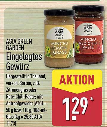 ASIA GREEN GARDEN Eingelegtes Gewürz