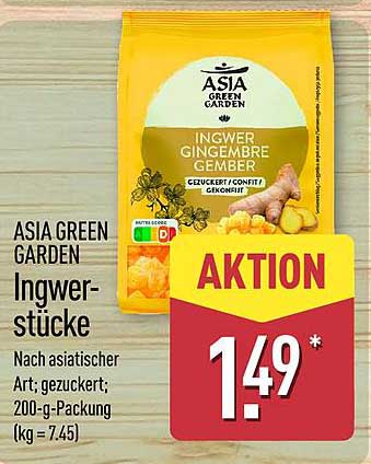 ASIA GREEN GARDEN Ingwerstücke