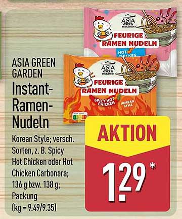 ASIA GREEN GARDEN Instant-Ramen-Nudeln