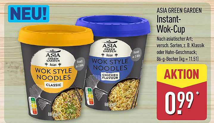 ASIA GREEN GARDEN Instant-Wok-Cup