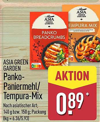 ASIA GREEN GARDEN Panko-Paniermehl/ Tempura-Mix