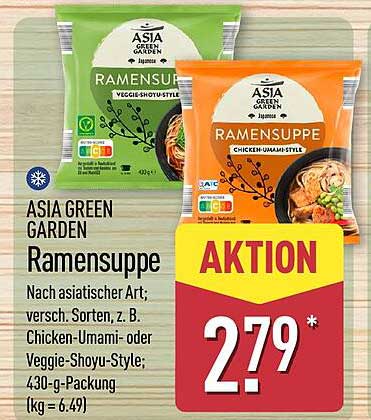 ASIA GREEN GARDEN Ramen­suppe