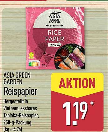 ASIA GREEN GARDEN Reispapier