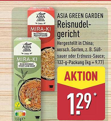 ASIA GREEN GARDEN Reissnudel-gericht