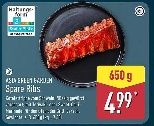 ASIA GREEN GARDEN Spare Ribs