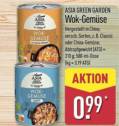 ASIA GREEN GARDEN Wok-Gemüse