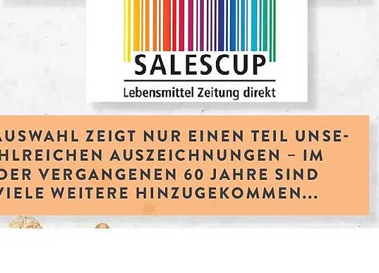 AUSWAHL ZEIGT NUR EINEN TEIL UNSER- LICHER AUSZEICHNUNGEN – IM VERGANGENEN 60 JAHRE SIND VIELE WEITERE HINZUGEKOMMEN...