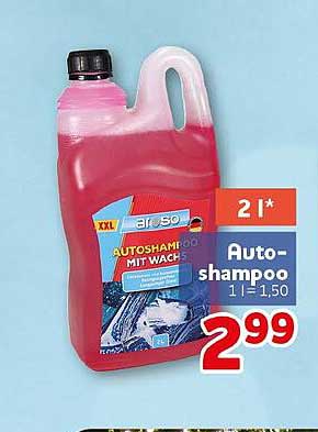 Autoshampoo mit Wachs