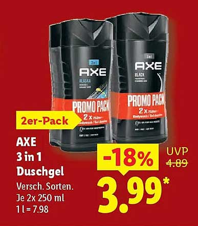 AXE 3 in 1 Duschgel