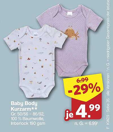 Baby Body Kurzarm***