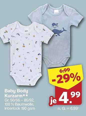 Baby Body Kurzarm+