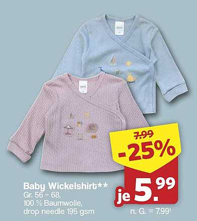 Baby Wickelshirt**