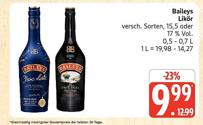 Baileys Likör