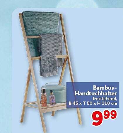 Bambus-Handtuchhalter