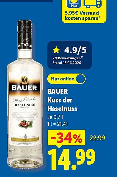 BAUER Kuss der Haselnuss