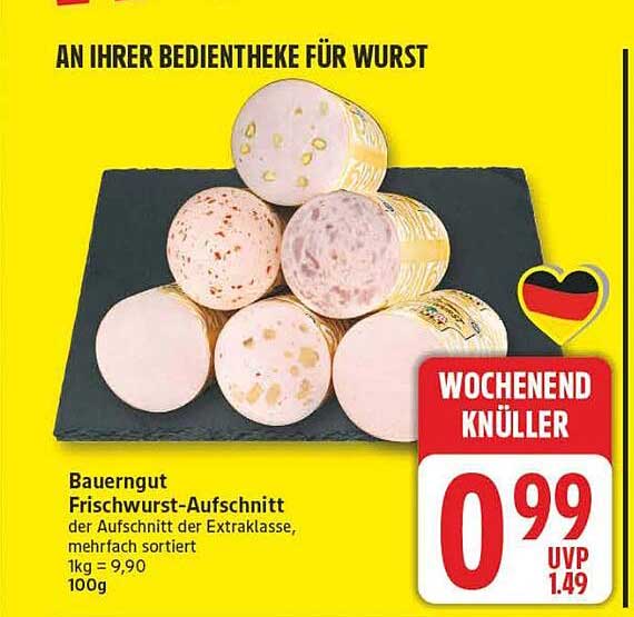Bauergut Frischwurst-Aufschnitt