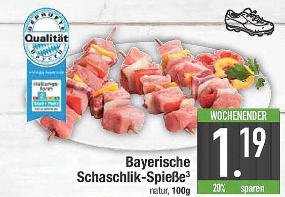 Bayerische Schaschlik-Spieße