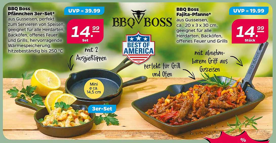 BBQ Boss Pfännchen 3er-Set*