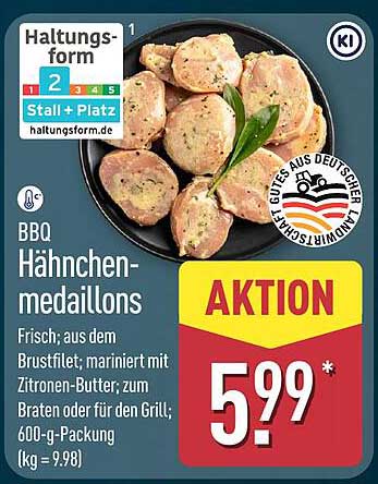 BBQ Hähnchenmedaillons