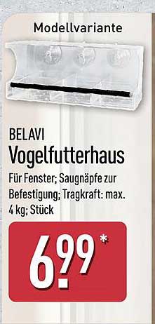 BELAVI Vogelfutterhaus