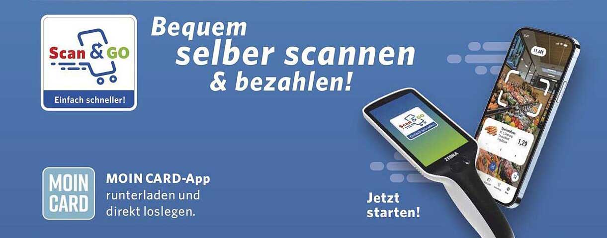 Bequem selber scannen & bezahlen!