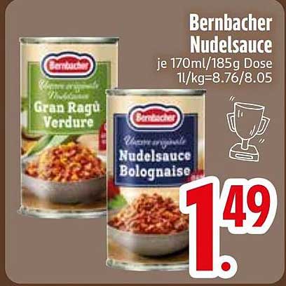 Bernbacher Nudelsoße