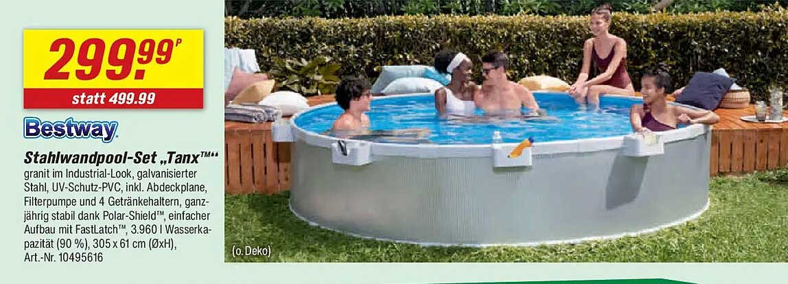 Bestway Stahlwandpool-Set „Tanx™“