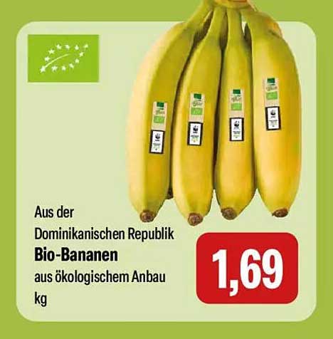Bio-Bananen aus ökologischem Anbau kg