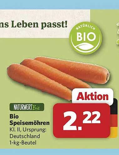 Bio Speisemöhren Kl. II, Ursprung: Deutschland, 1-kg-Beutel