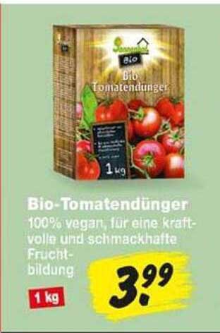 Bio-Tomatendünger 100% vegan, für eine kraftvolle und schmackhafte Fruchtbildung