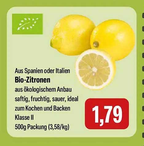 Bio-Zitronen