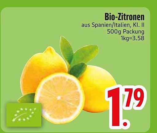Bio-Zitronen