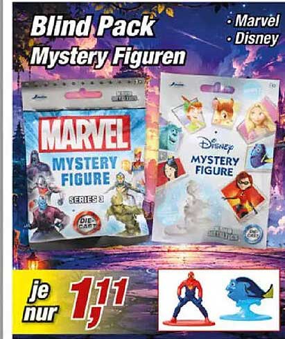 Blind Pack Mystery Figuren