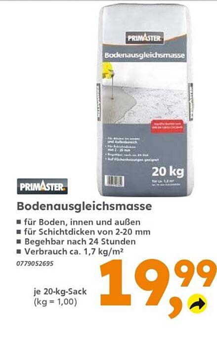 Bodenausgleichsmasse
