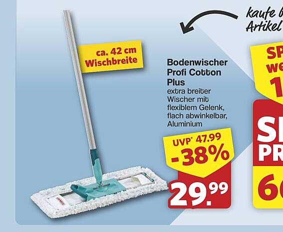 Bodenwischer Profi Cotton Plus