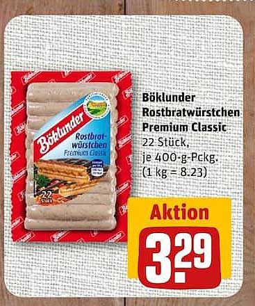 Böklunder Rostbratwürstchen Premium Classic