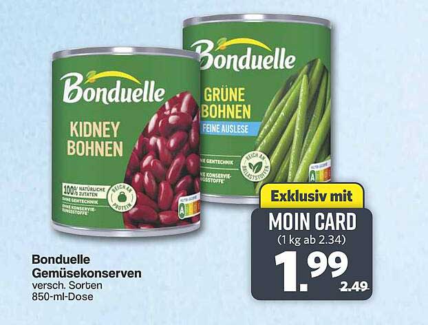 Bonduelle Gemüsekonserven versch. Sorten 850-ml-Dose
