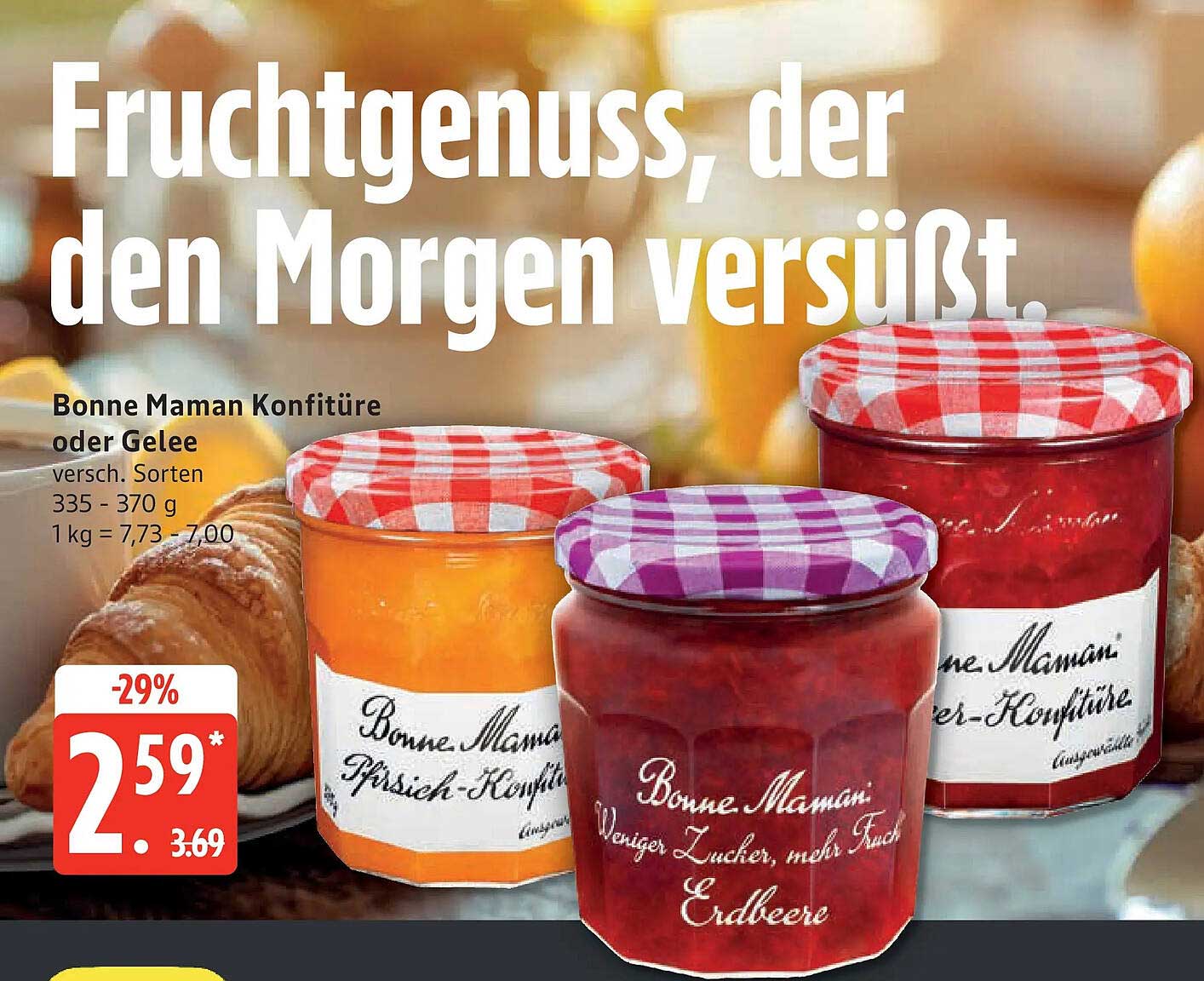 Bonne Maman Konfitüre oder Gelee