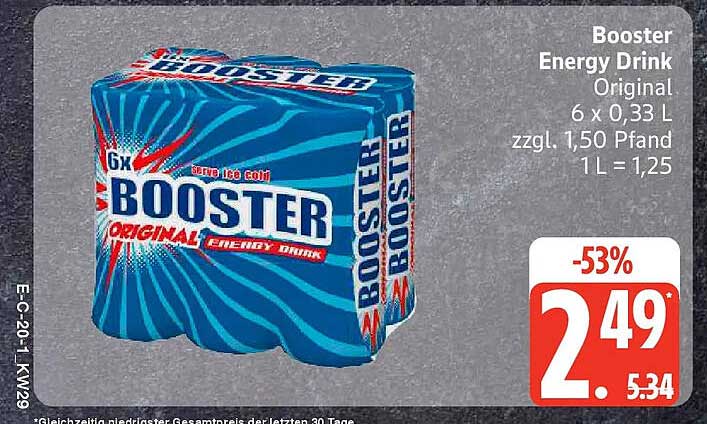 Booster Energy Drink Original