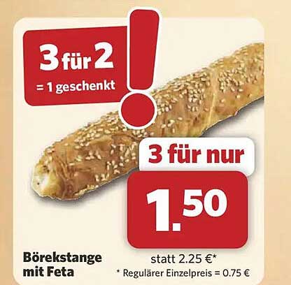 Börekstange mit Feta