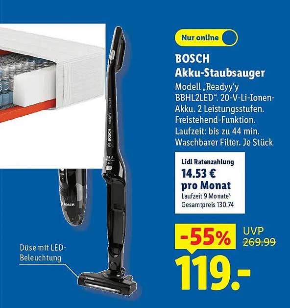 BOSCH Akku-Staubsauger