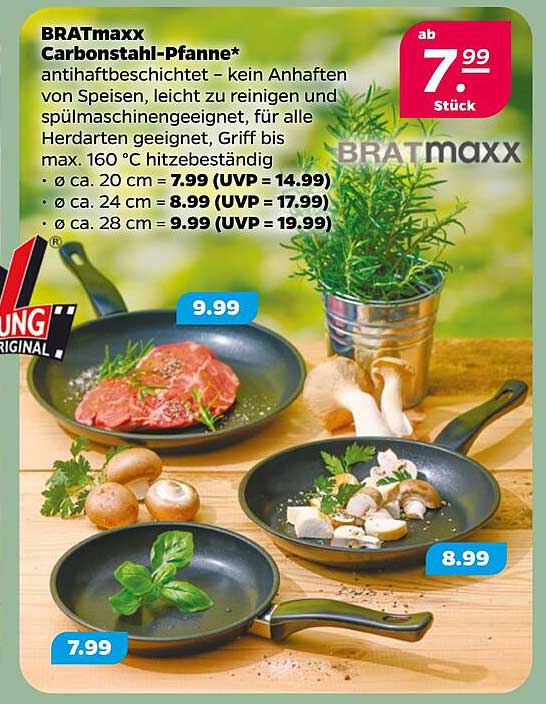 BRATmaxx Carbonstahl-Pfanne*