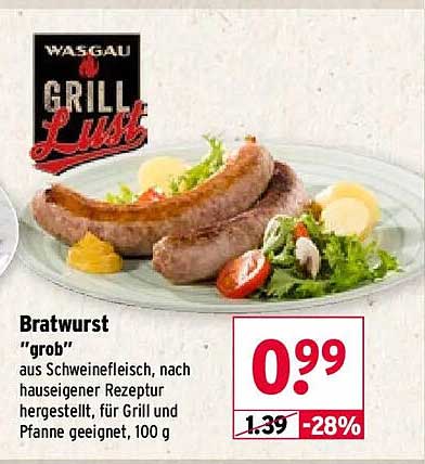 Bratwurst "grob"