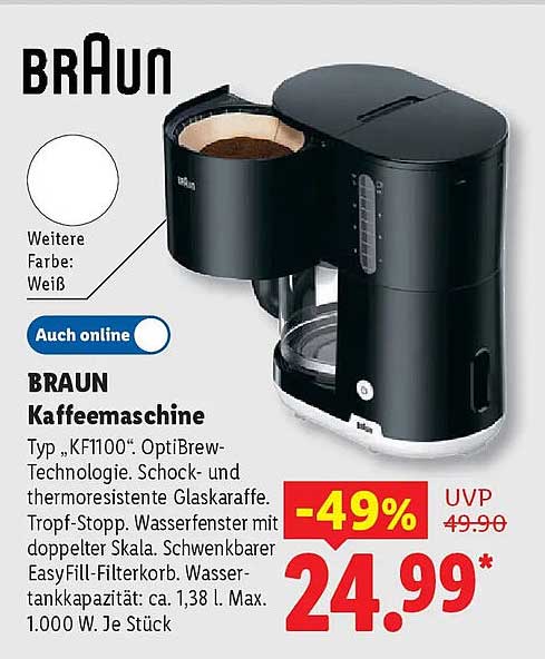 BRAUN Kaffeemaschine