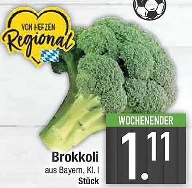 Brokkoli aus Bayern, Kl. I Stück