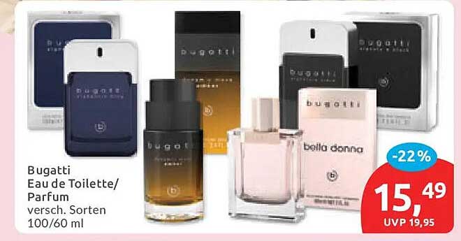 Bugatti Eau de Toilette/Parfum versch. Sorten 100/60 ml