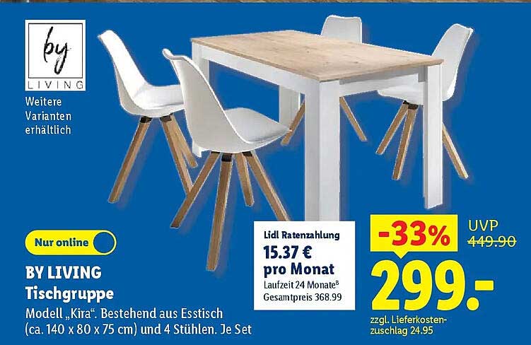 BY LIVING Tischgruppe