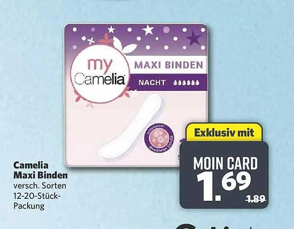 Camelia Maxi Binden versch. Sorten 12-20-Stück-Packung
